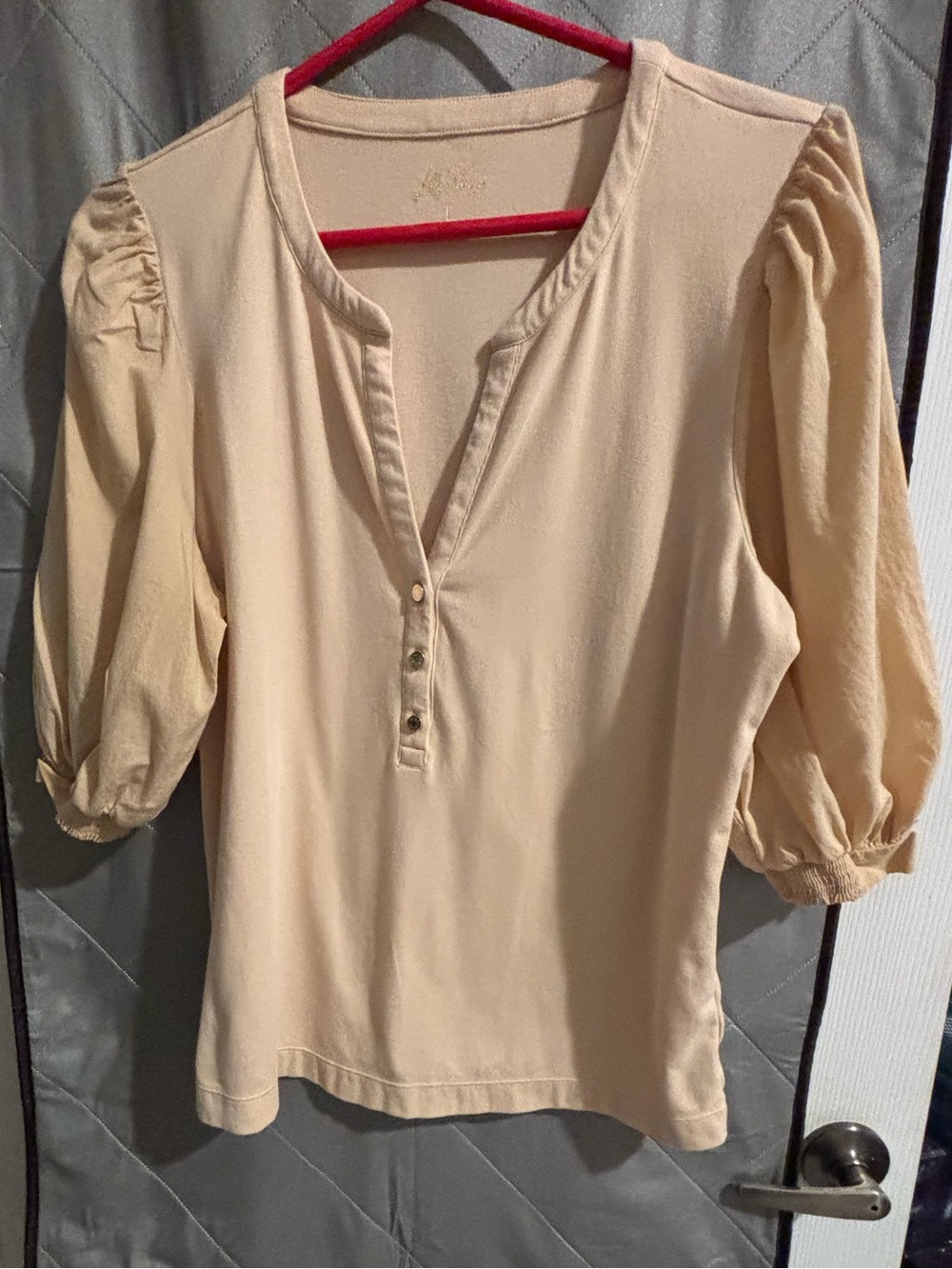 Lilly Pulitzer Ronson Knit Top with Puff Sleeves